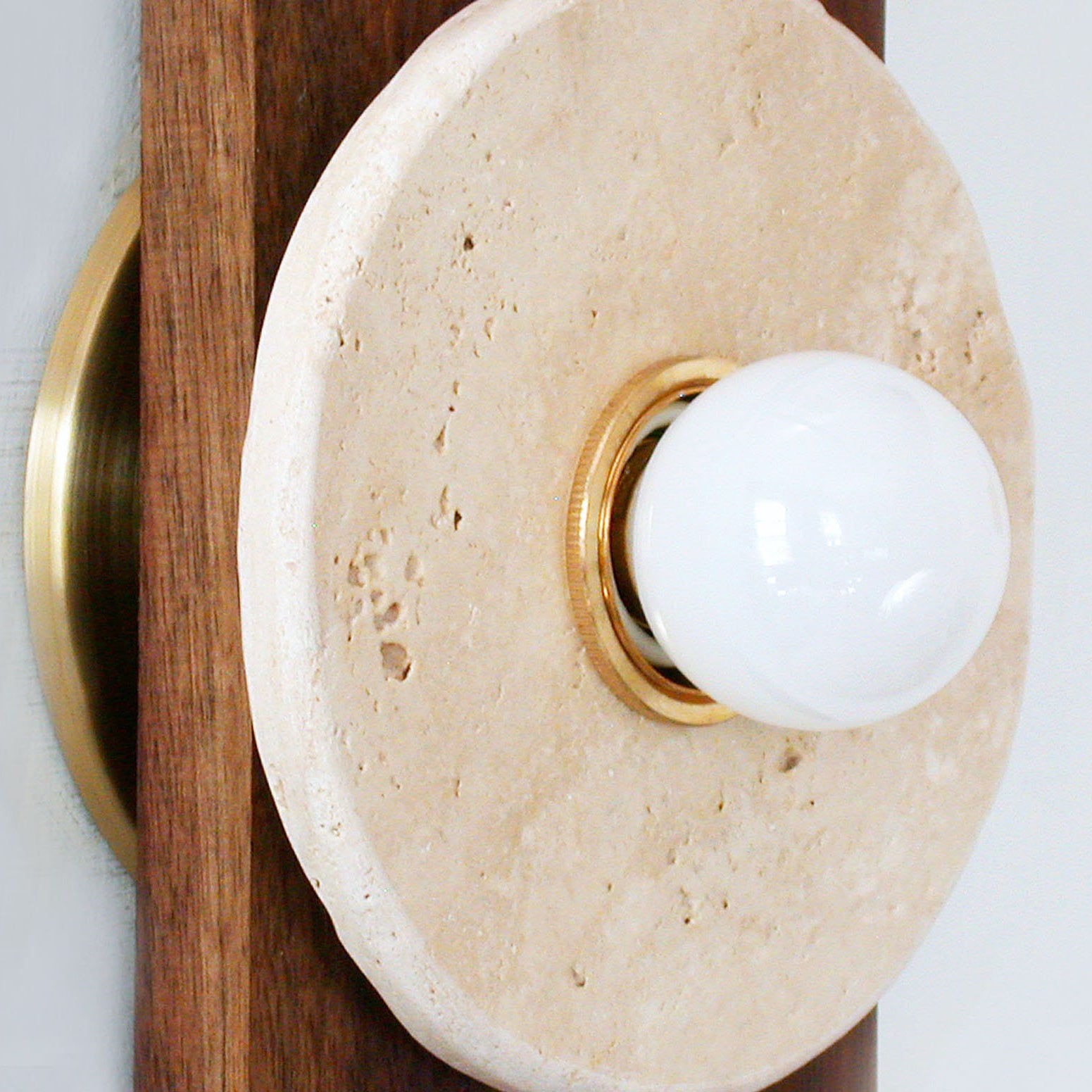 Horizon Travertine Wall Sconce