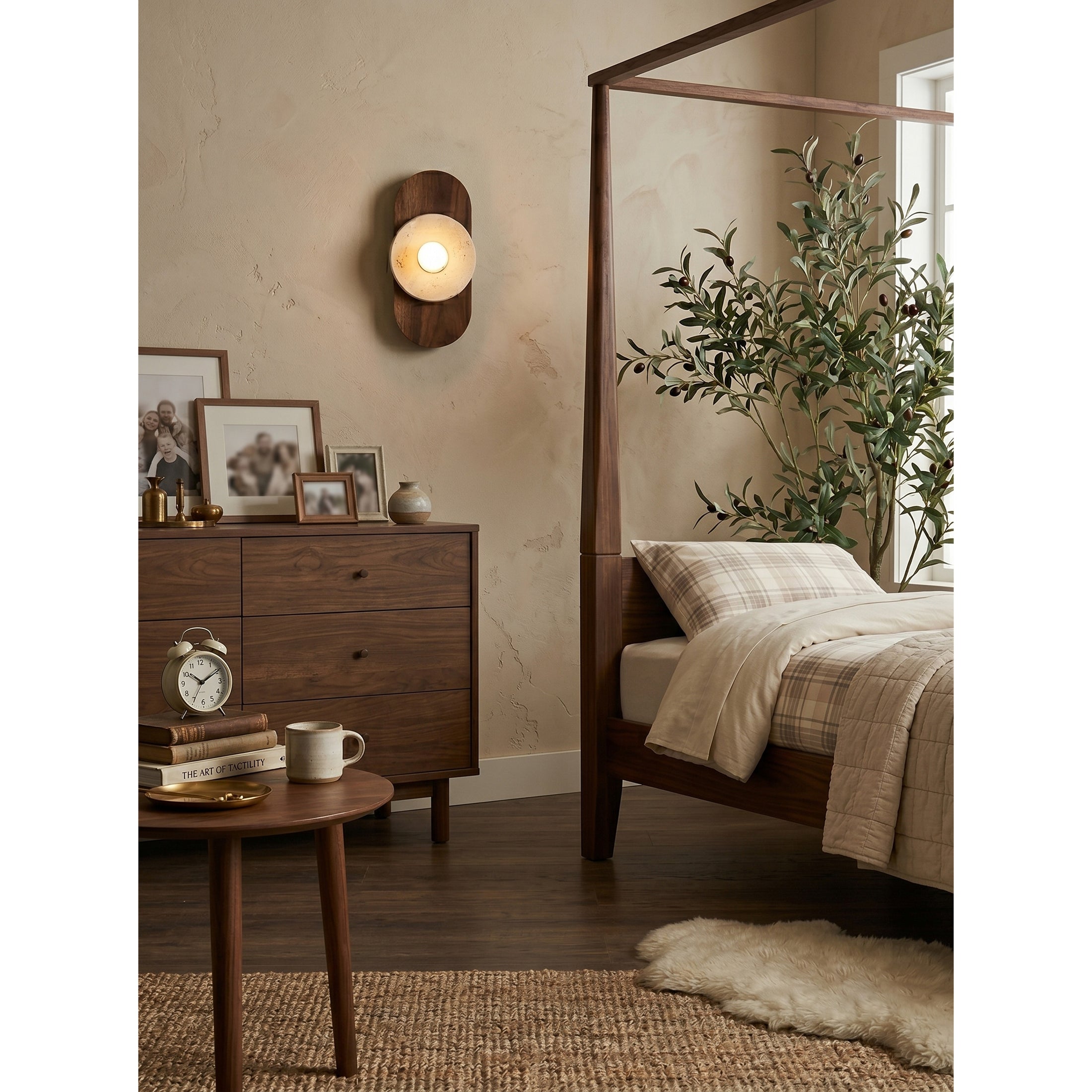 Horizon Travertine Wall Sconce