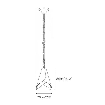 Horse Hoof Piel Pendant Lamp – detail 3 — Dimension drawings 1