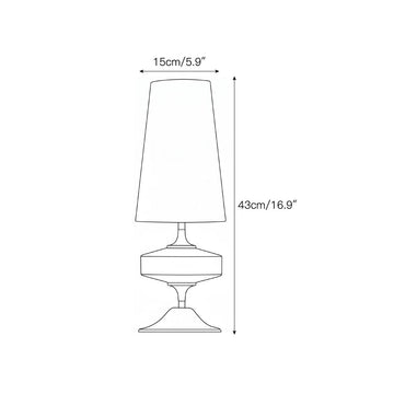 Hour Rho Table Lamp – detail 3 — Dimension drawings 1