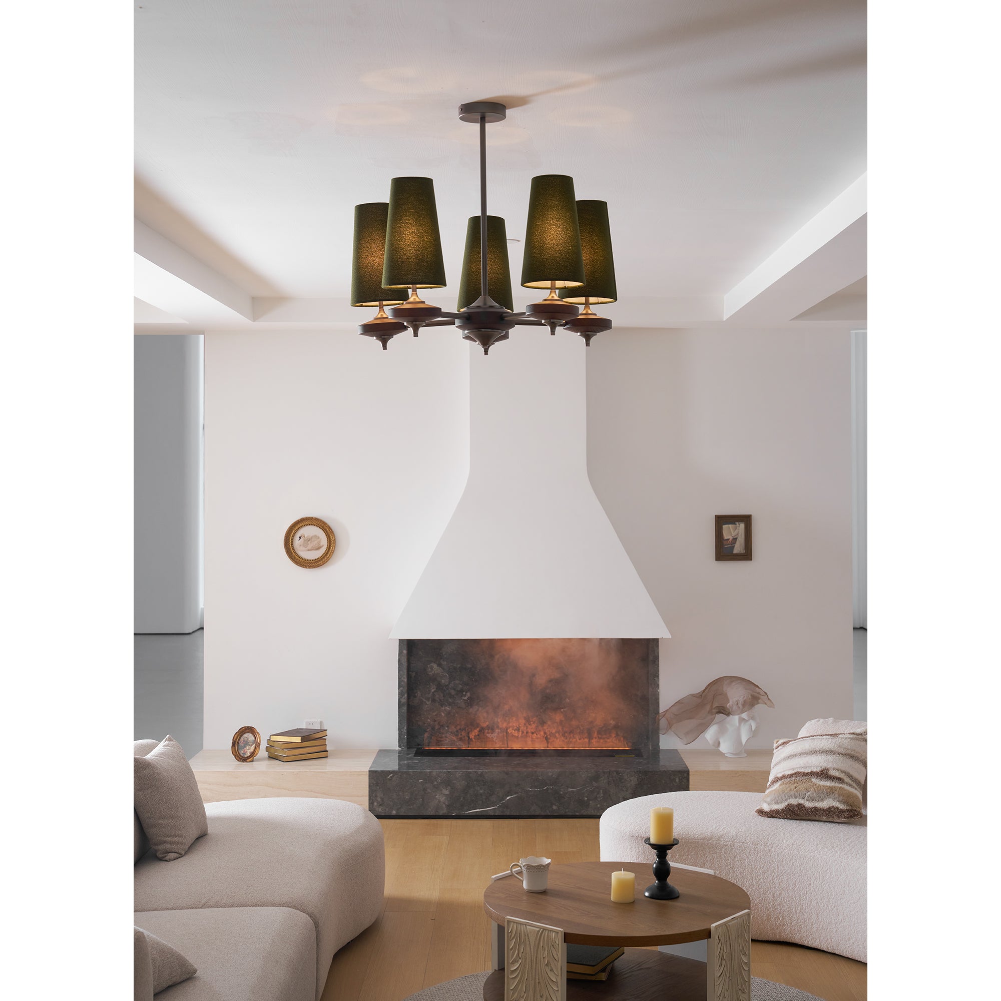 Hour Rho Chandelier