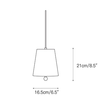 House Cord Pendant Lamp – detail 3 — Dimension drawings 1