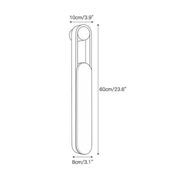 Inez LED Alabaster Wall Sconce – detail 3 — Dimension drawings 1