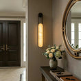 Charger l'image dans la visionneuse de la galerie, Inez LED Alabaster Wall Sconce
