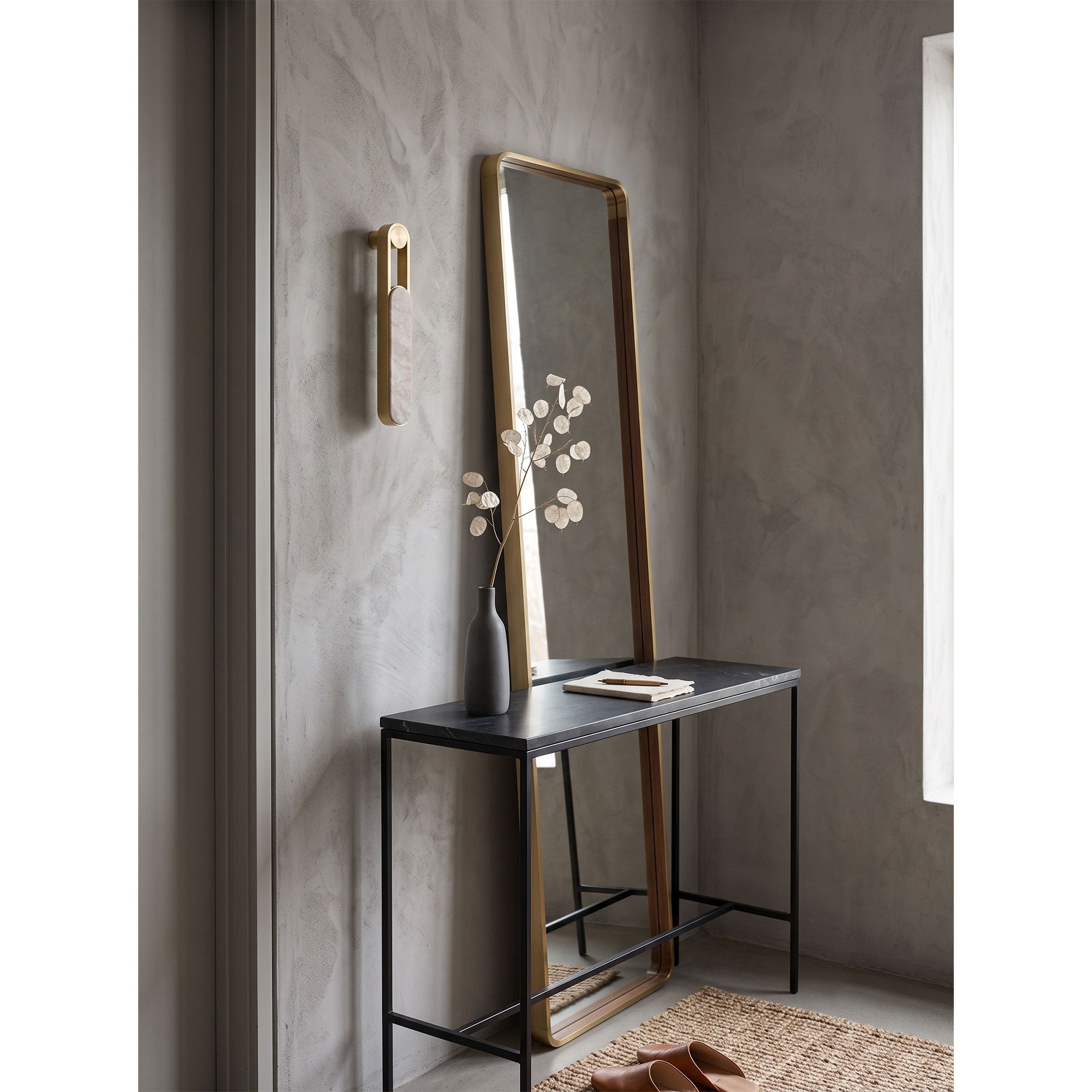 Inez LED Alabaster Wall Sconce