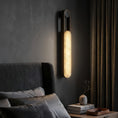 Charger l'image dans la visionneuse de la galerie, Inez LED Alabaster Wall Sconce
