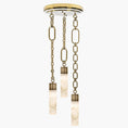 Load image into Gallery viewer, Chain Alabaster Chandelier
