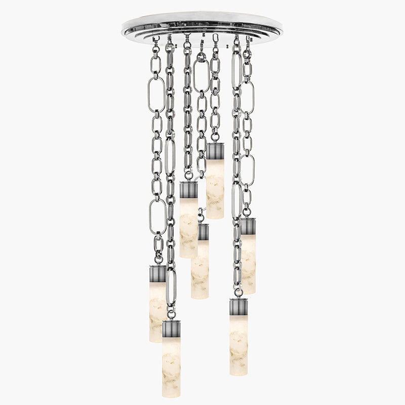 Chain Alabaster Chandelier