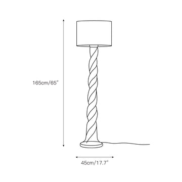Isobel Floor Lamp – detail 3 — Dimension drawings 1