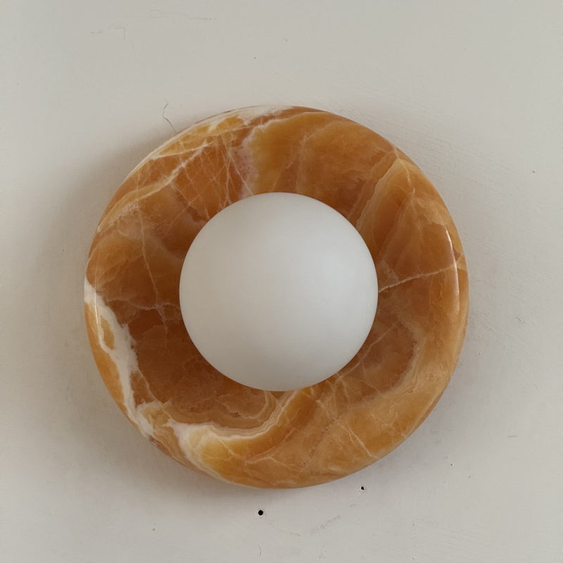 Orli Yellow Onyx Sconce