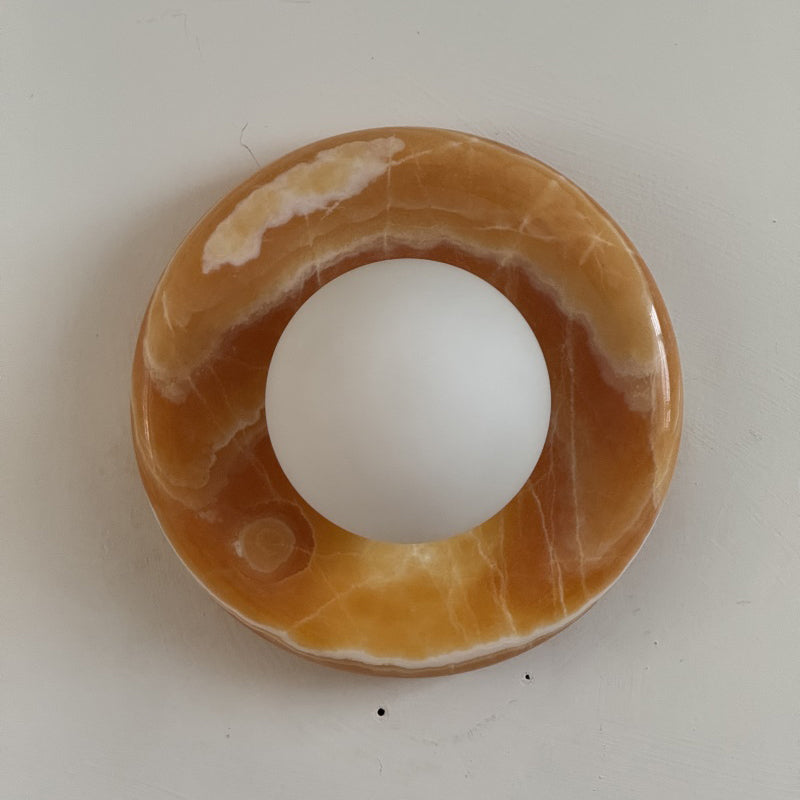 Orli Yellow Onyx Sconce