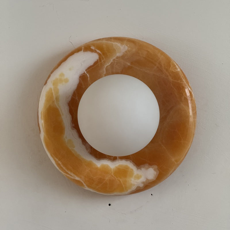 Orli Yellow Onyx Sconce
