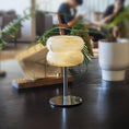 Load image into Gallery viewer, Jade Donut Table Lamp
