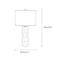 Load image into Gallery viewer, Jamia Travertine Table Lamp
