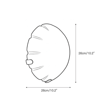 Jellyfish Alabaster Wall Lamp – detail 4 — Dimension drawings 2