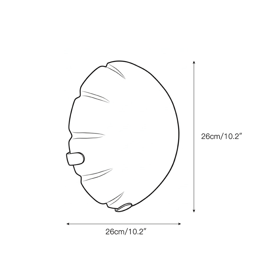 Jellyfish Alabaster Wall Lamp – detail 4 — Dimension drawings 2