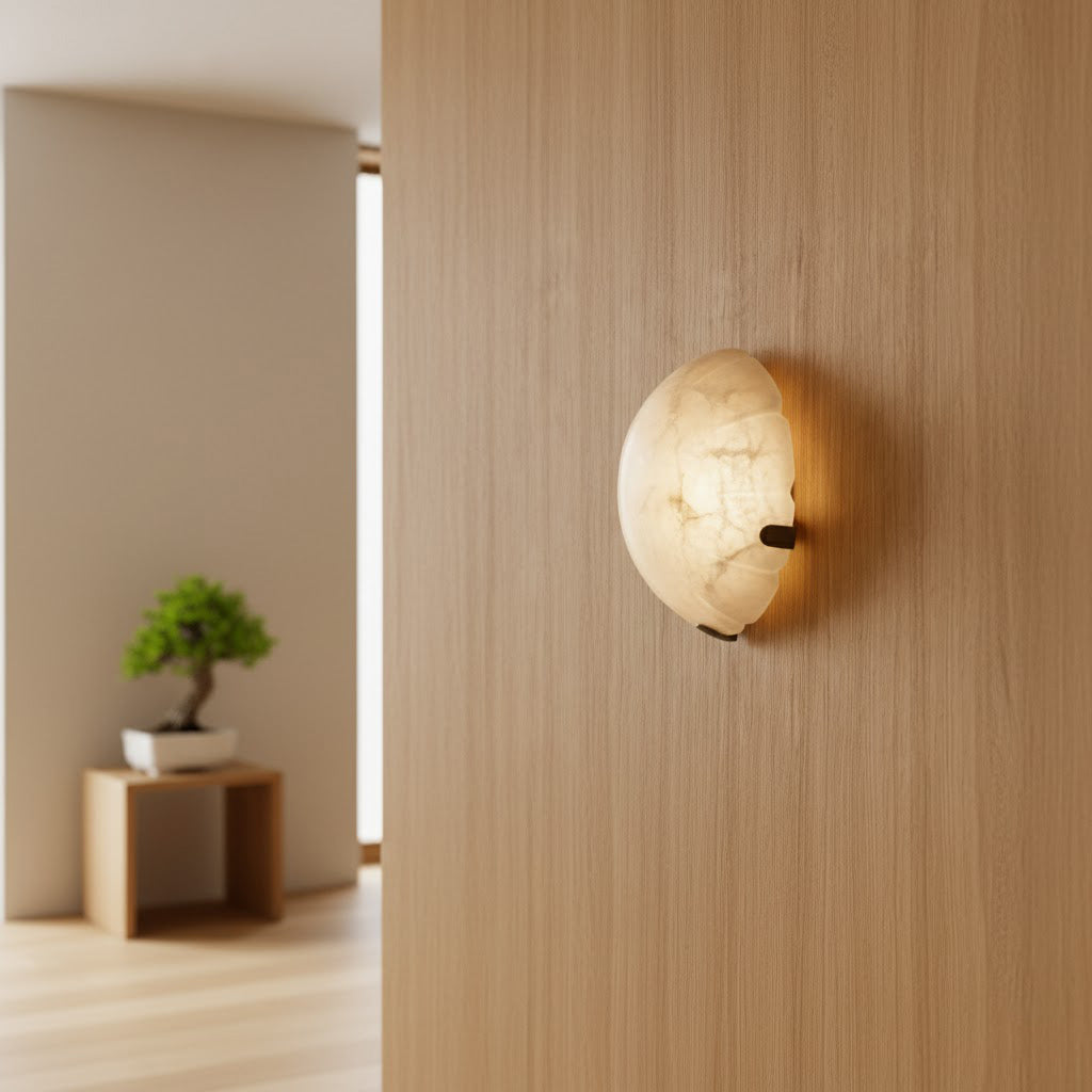 Jellyfish Alabaster Wall Lamp