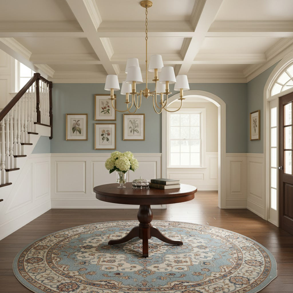 Jeremiah Vintage Brass Chandelier