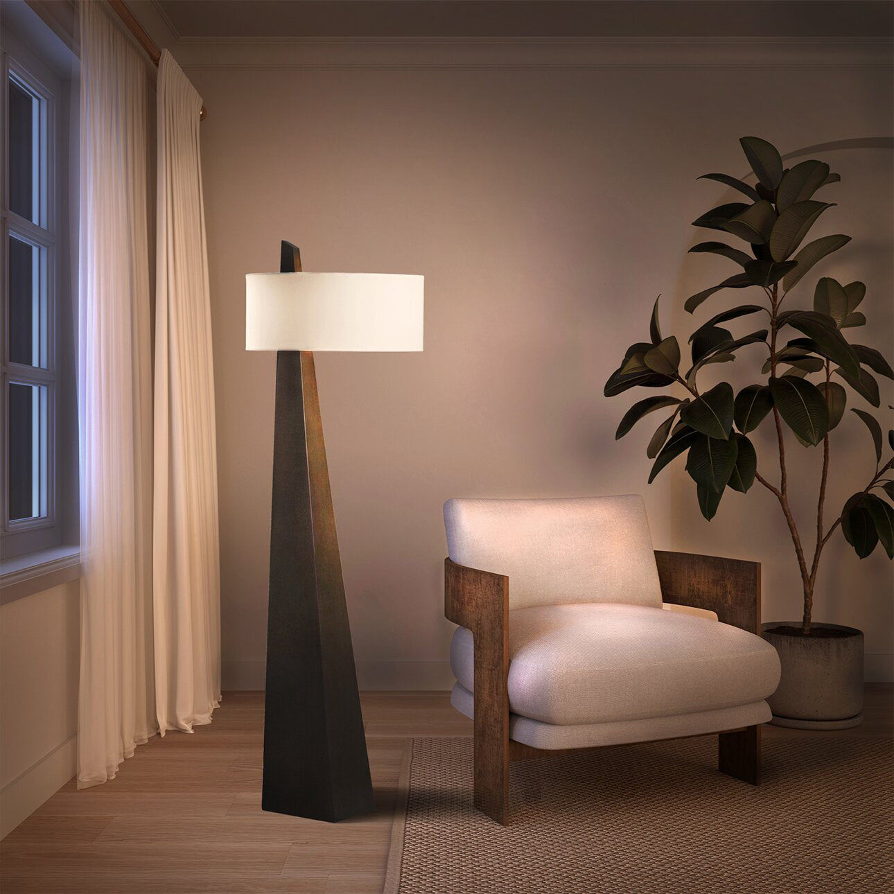 Jett Obelisk Floor Lamp