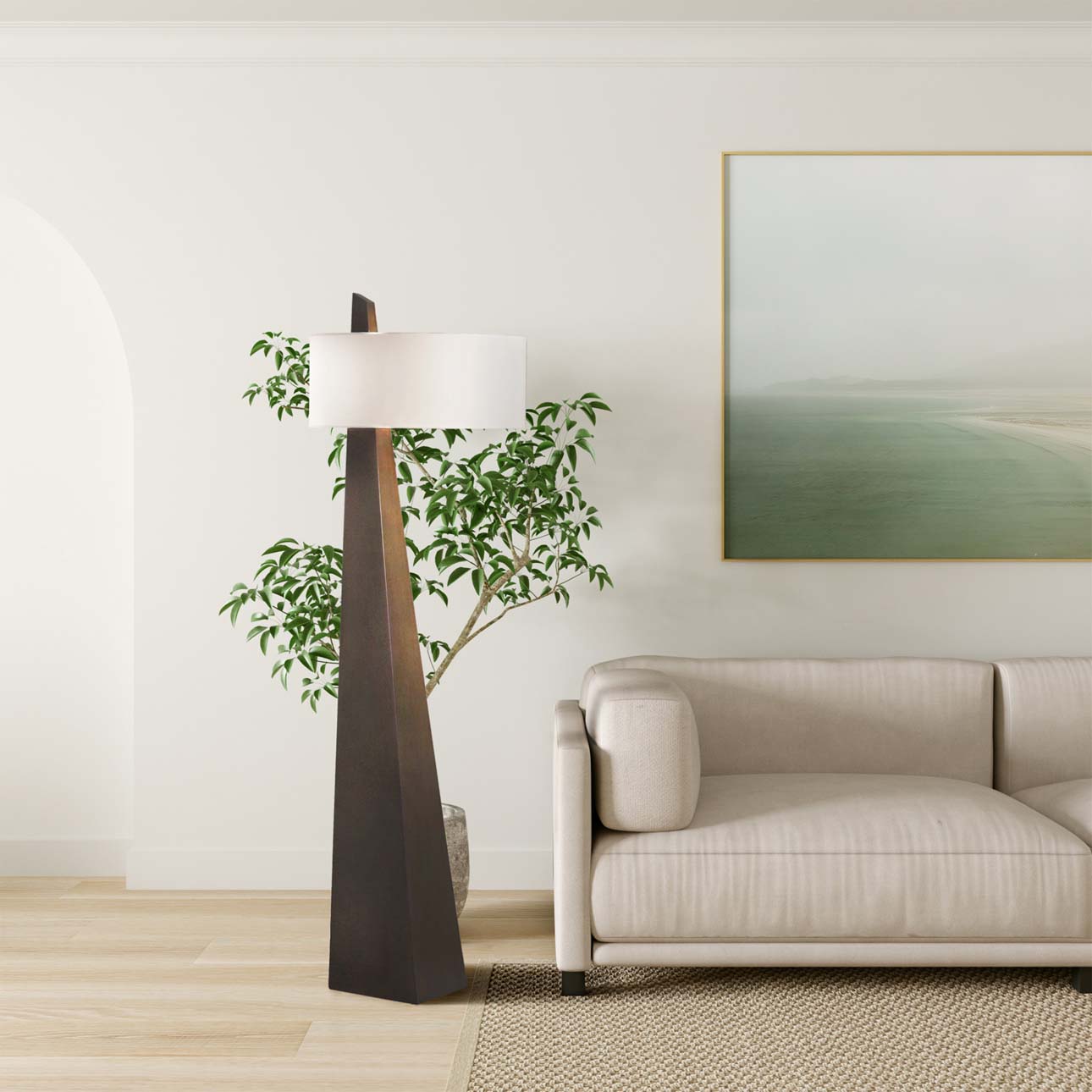 Jett Obelisk Floor Lamp