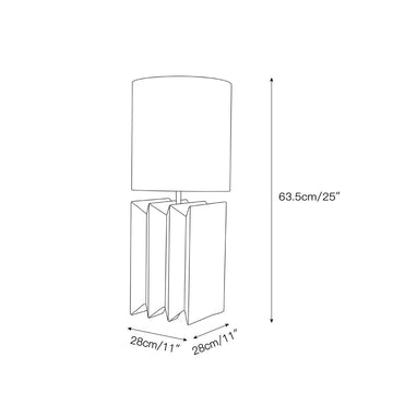 Jman Marble Table Lamp – detail 3 — Dimension drawings 1