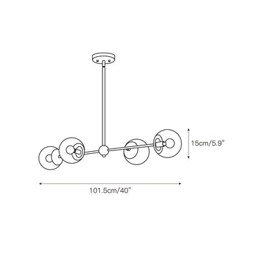 Kalita Pendant Lamp – detail 3 — Dimension drawings 1