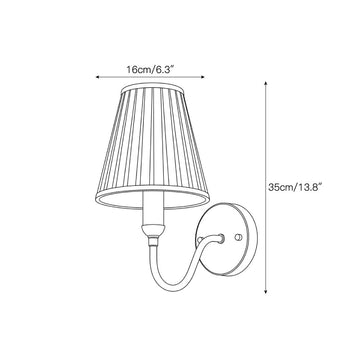 Kandras Wall Sconce – detail 3 — Dimension drawings 1