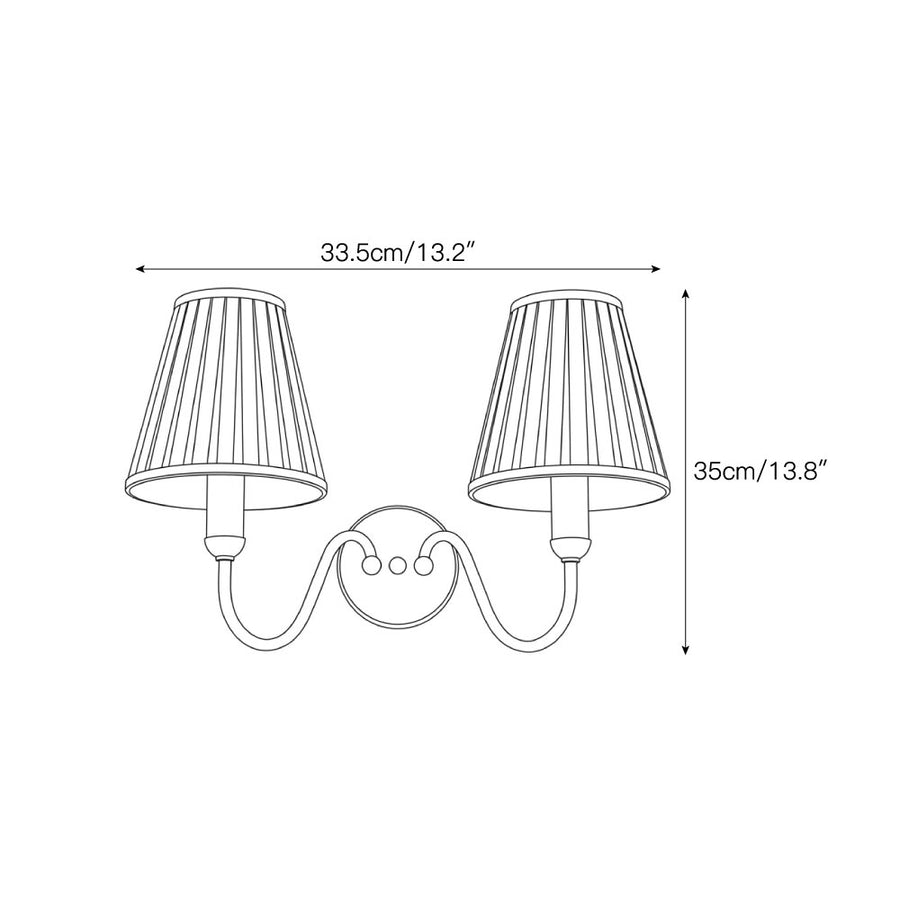 Kandras Wall Sconce – detail 4 — Dimension drawings 2