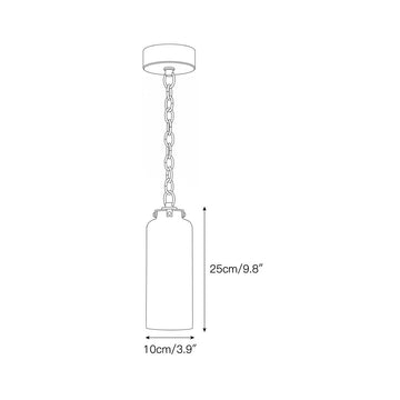 Katie Alabaster Pendant Lamp – detail 3 — Dimension drawings 1