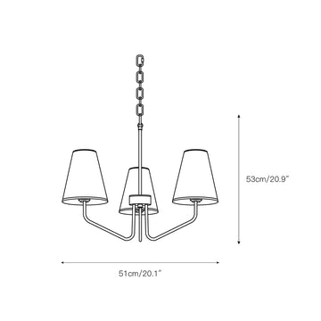 Kennedy Chandelier – detail 3 — Dimension drawings 1