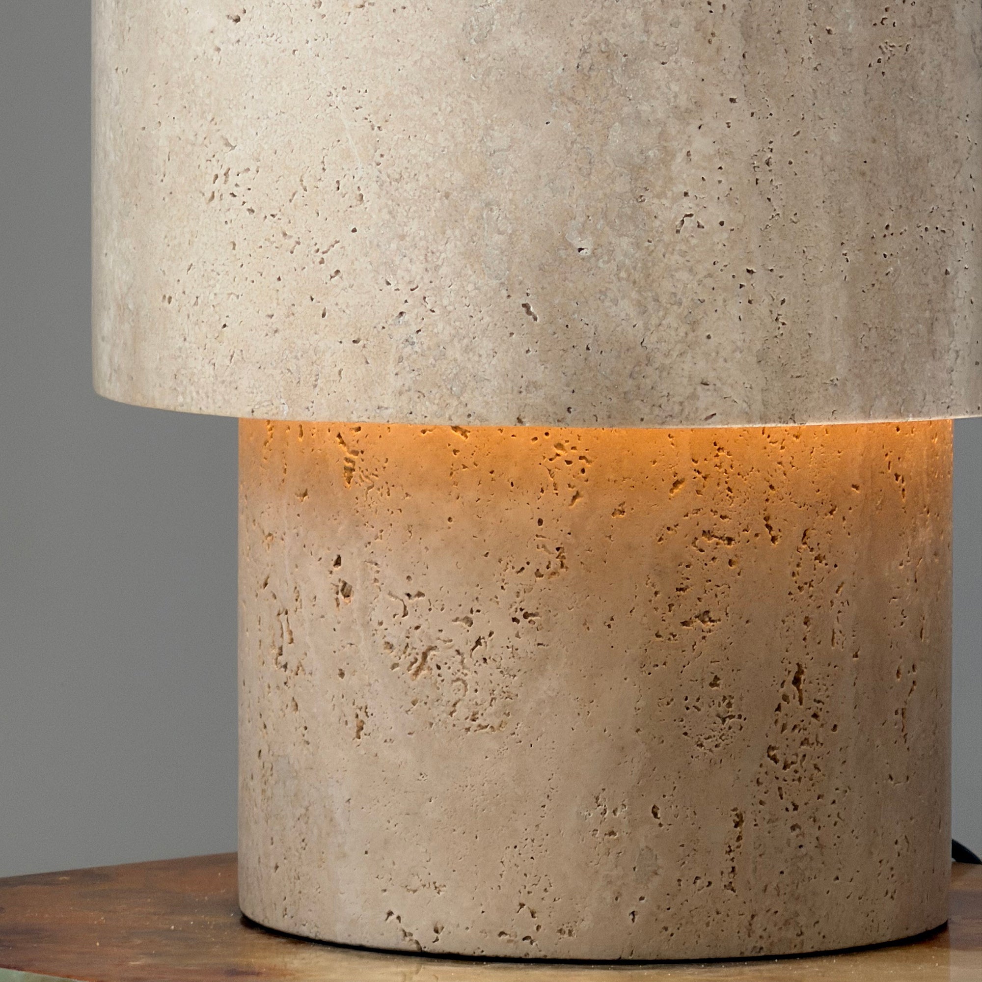 Kennett Travertine Table Lamp