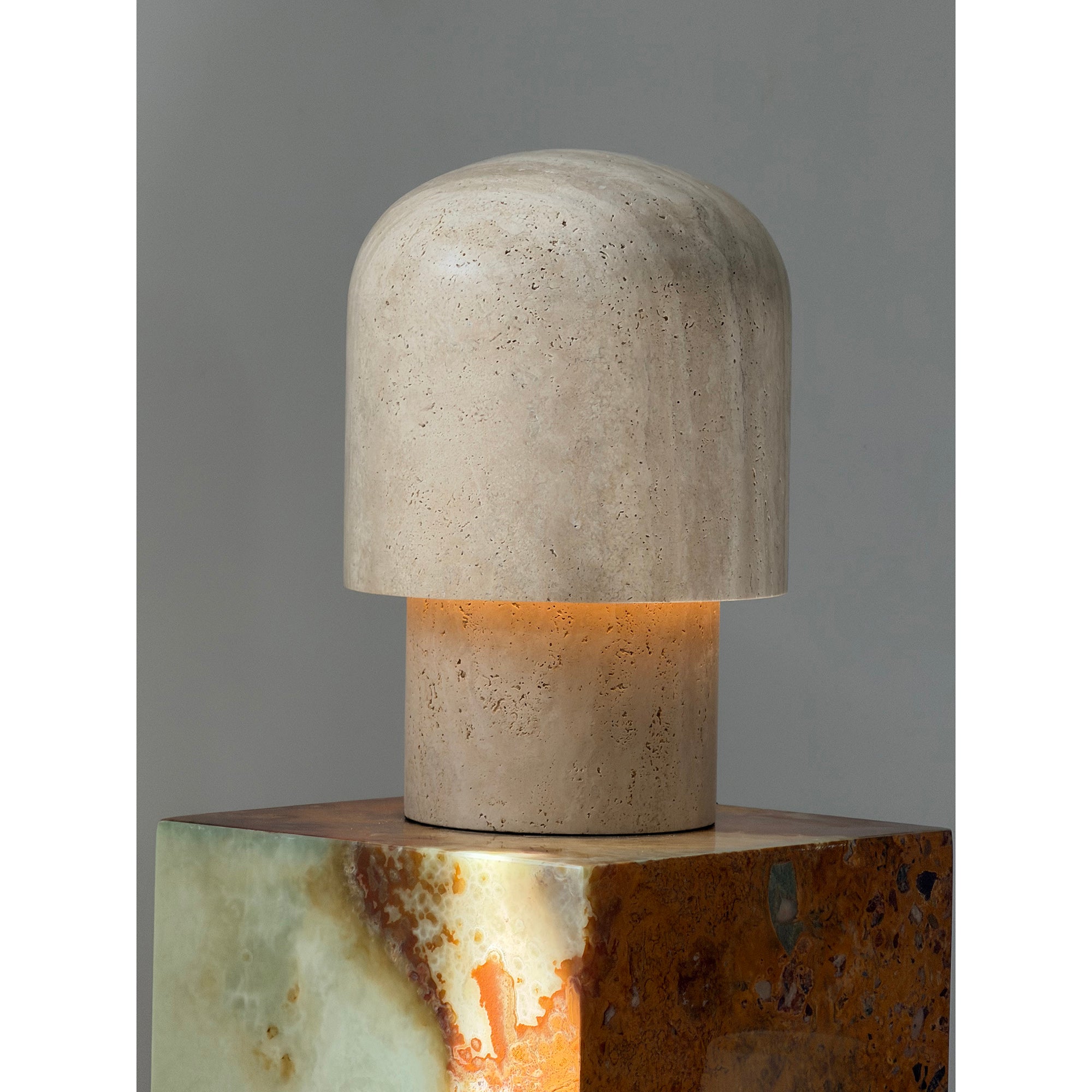 Kennett Travertine Table Lamp
