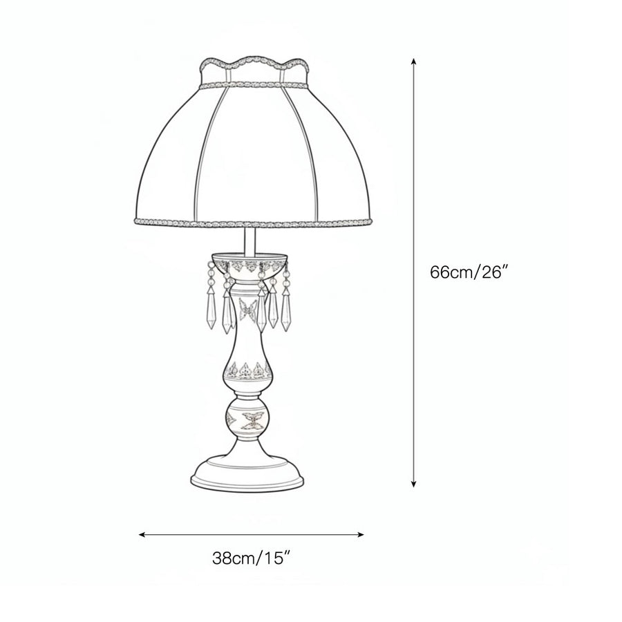 Kenton Ceramics Table Lamp – detail 3 — Dimension drawings 1