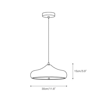 Kichler Danika Pendant Lamp – detail 4 — Dimension drawings 1