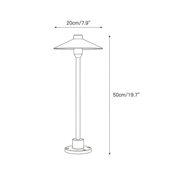 Radian Outdoor Lights – detail 3 — Dimension drawings 1