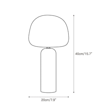 Kin Table Lamp – detail 4 — Dimension drawings 2