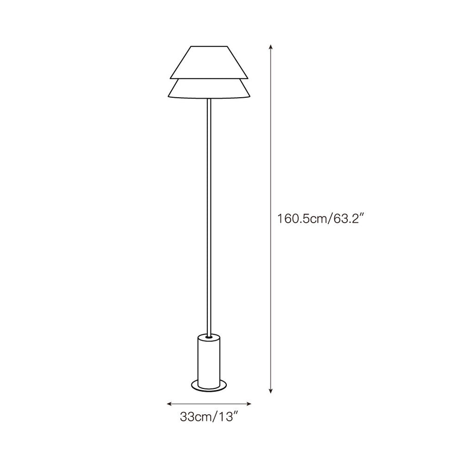 Kobi Floor Lamp – detail 3 — Dimension drawings 1