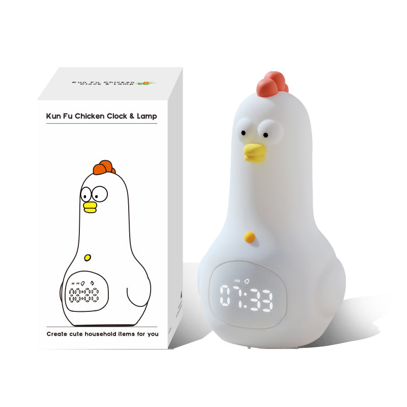 KunFu Chicken Alarm Clock Night Light (built-in battery)