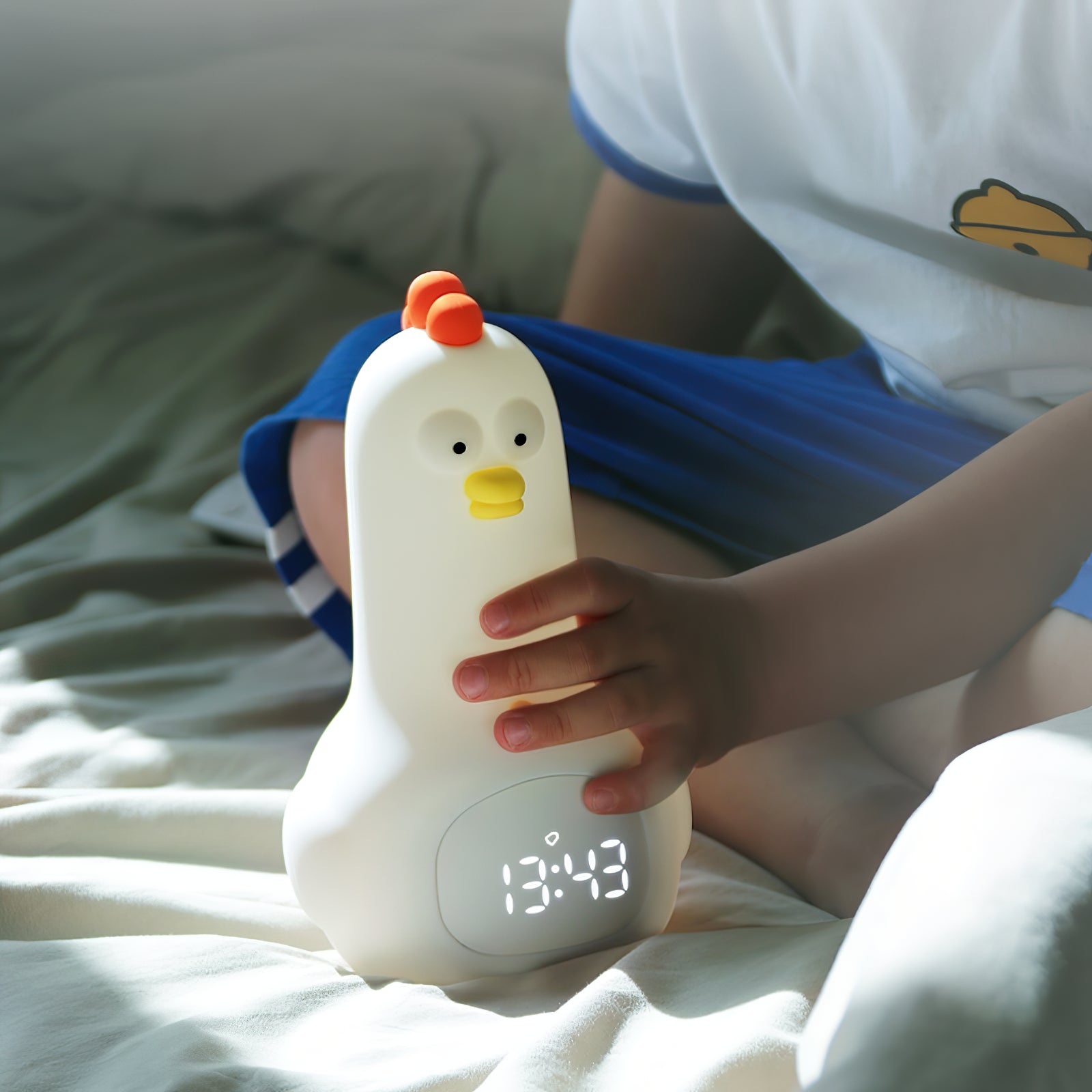 KunFu Chicken Alarm Clock Night Light (built-in battery)