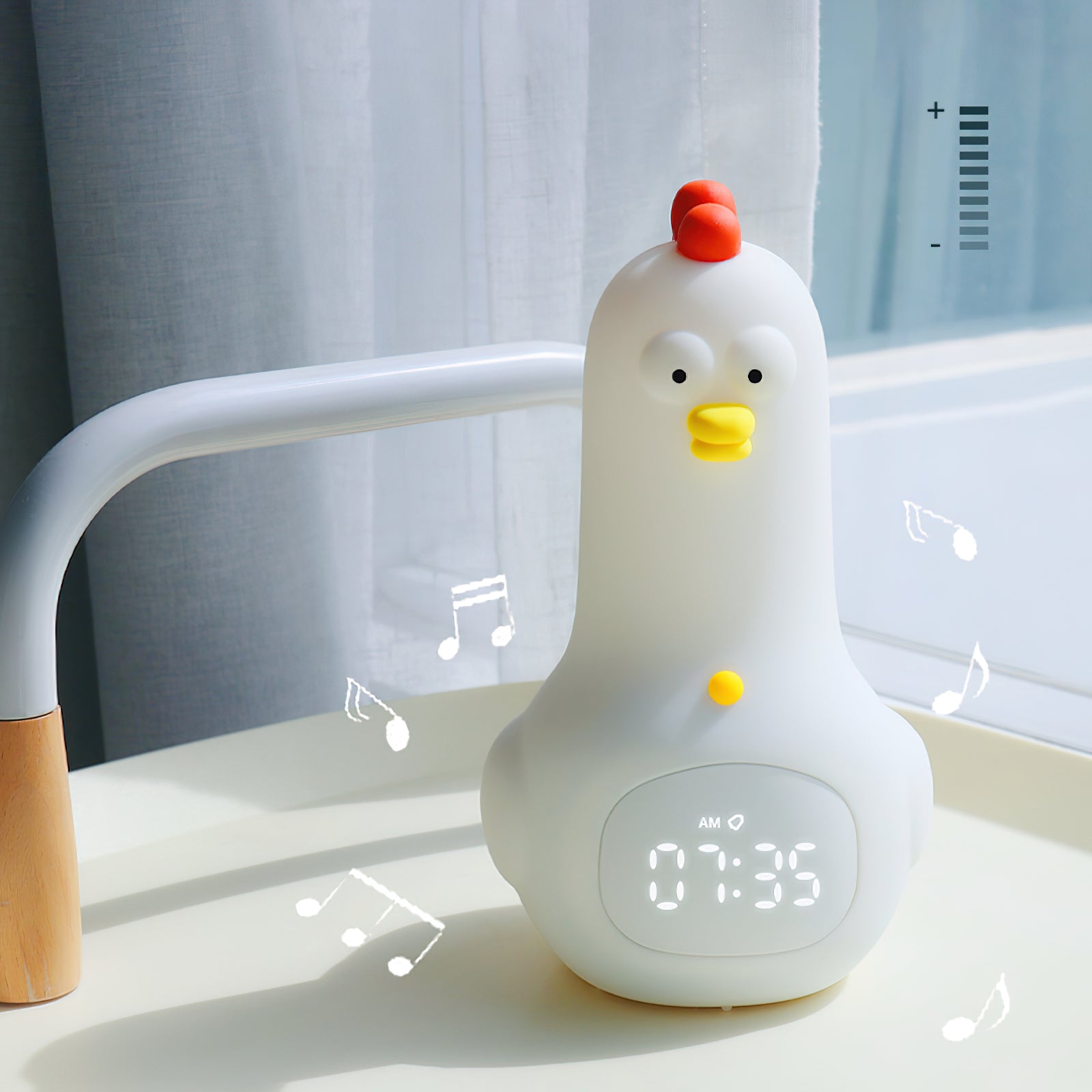 KunFu Chicken Alarm Clock Night Light (built-in battery)