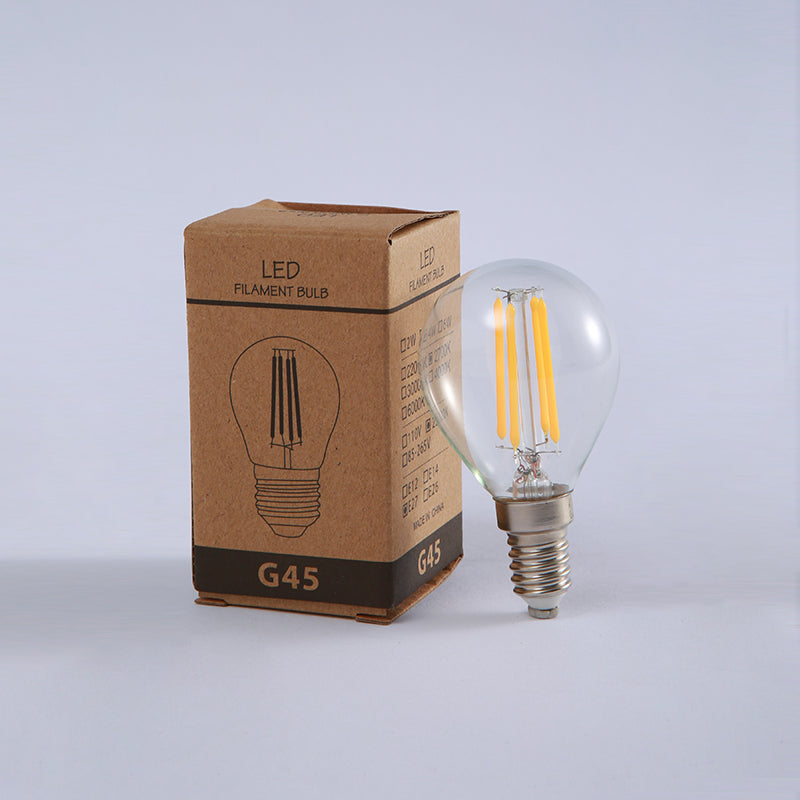 LED Light Bulb E27 and E14 4W