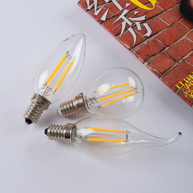 LED Light Bulb E27 and E14 4W