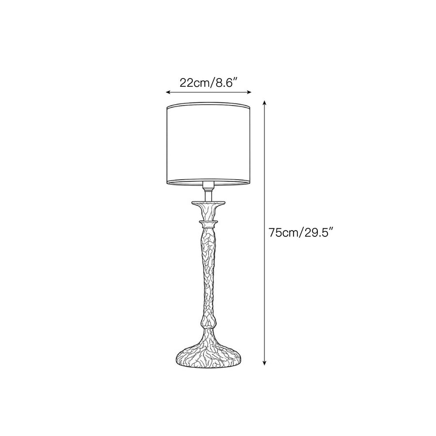 Lampada da Tavolo Laguna — Dimension drawings 1