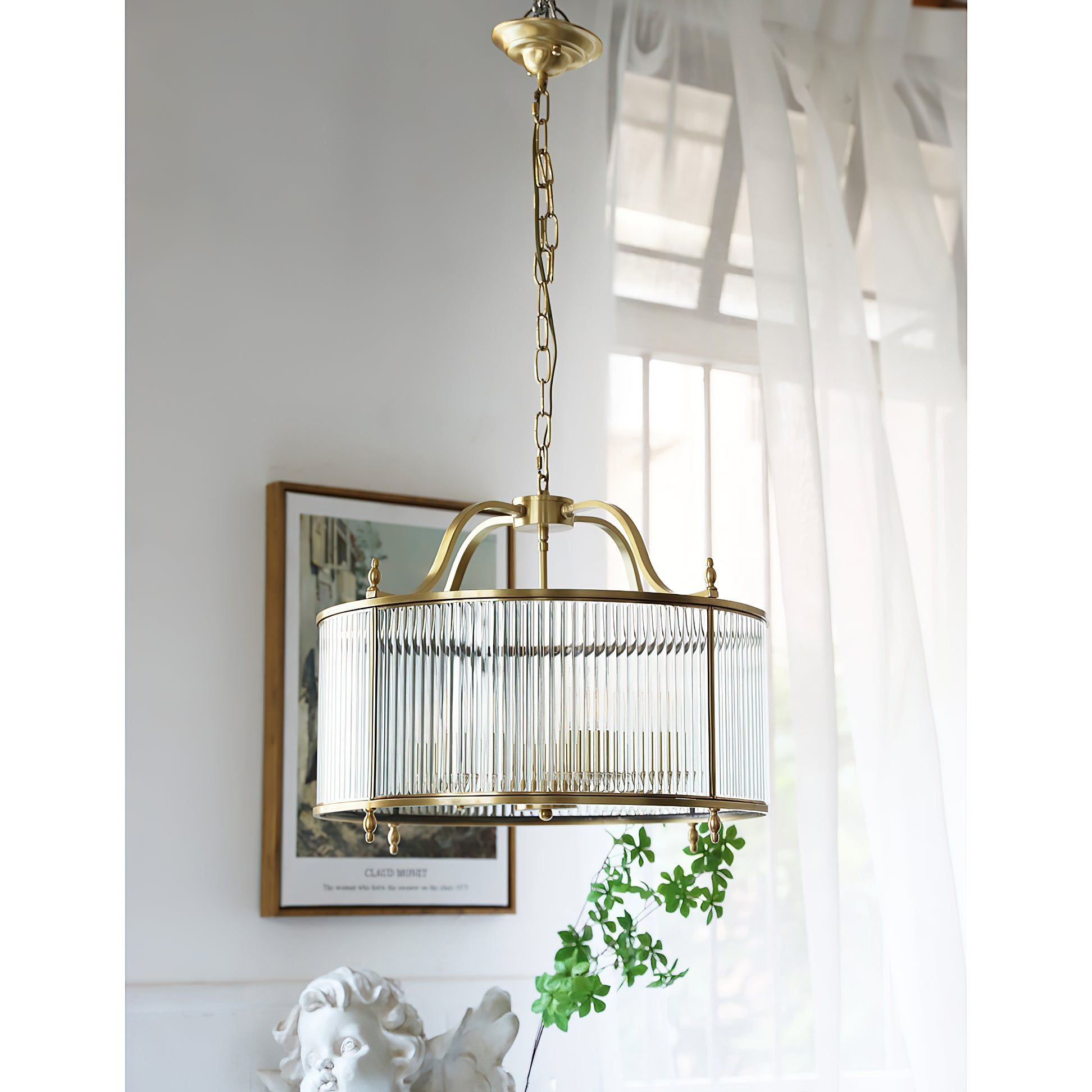 Lambeth Glass Chandelier