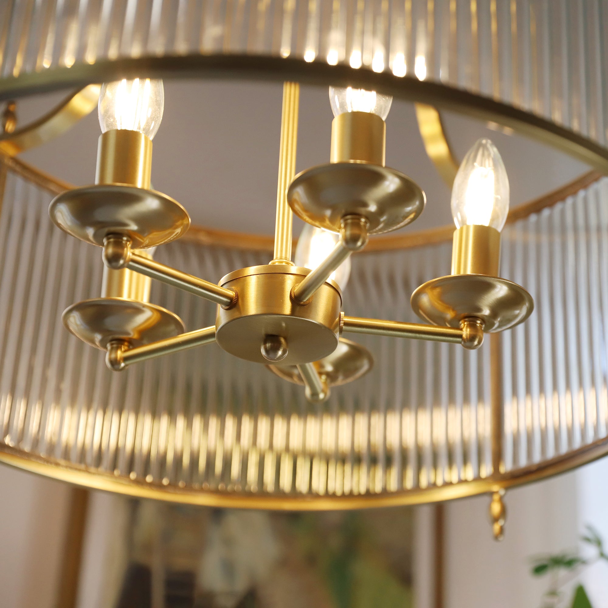 Lambeth Glass Chandelier