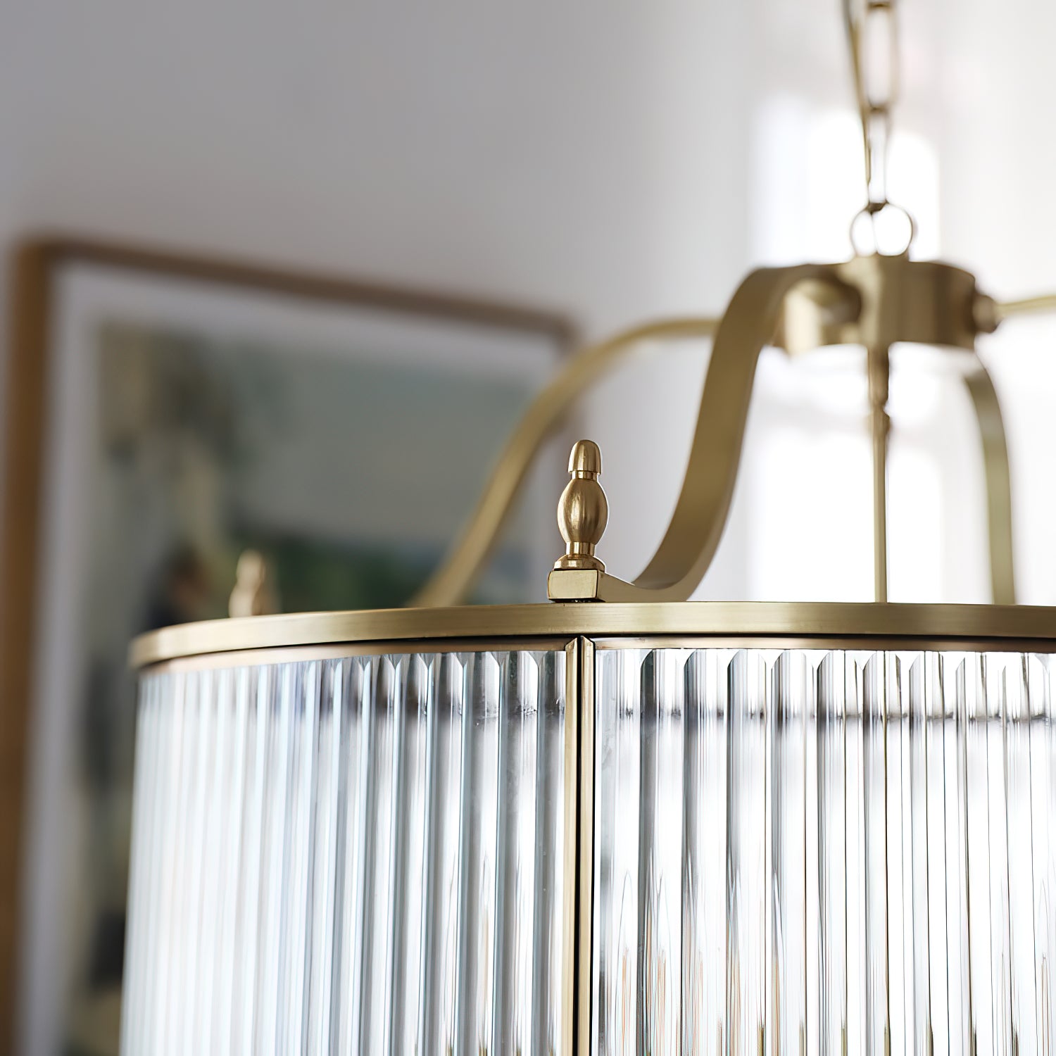 Lambeth Glass Chandelier