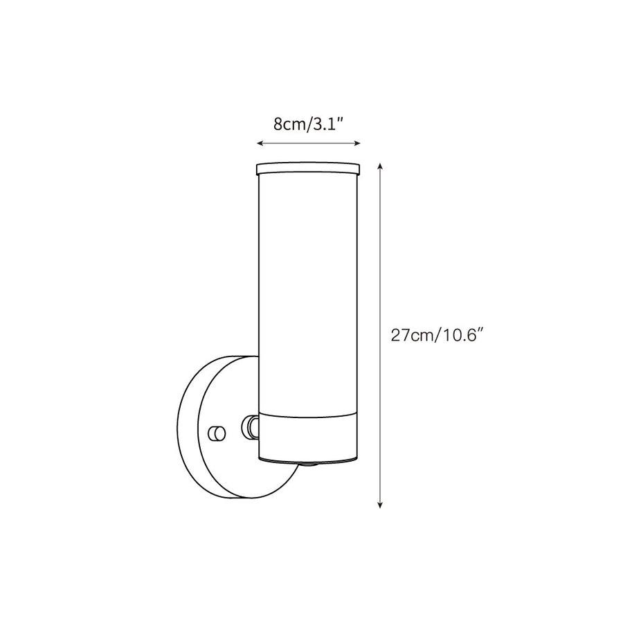 Lampatron Alabaster Wall Lamp – detail 3 — Dimension drawings 1