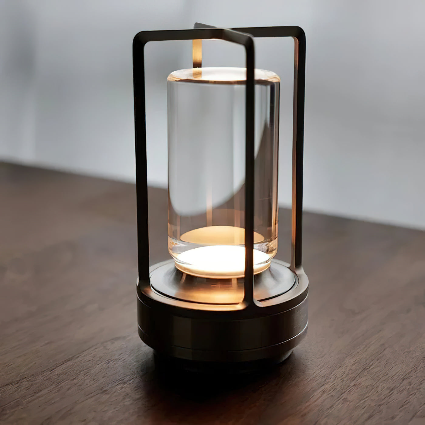 Lantern Cordless Crystal Table Lamp  (built-in battery)