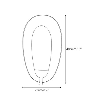 Laurel Blossom Glass Wall Sconce – detail 3 — Dimension drawings 1
