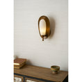 Load image into Gallery viewer, Laurel Blossom Alabaster Wall Sconce
